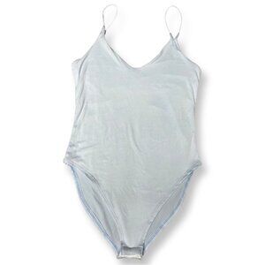 REVOLVE Y2K Baby Blue Body Suit Sz Small *NWOT*